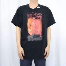 画像2: ALICE IN CHAINS ロックバンド プリントTシャツ BLACK (2)