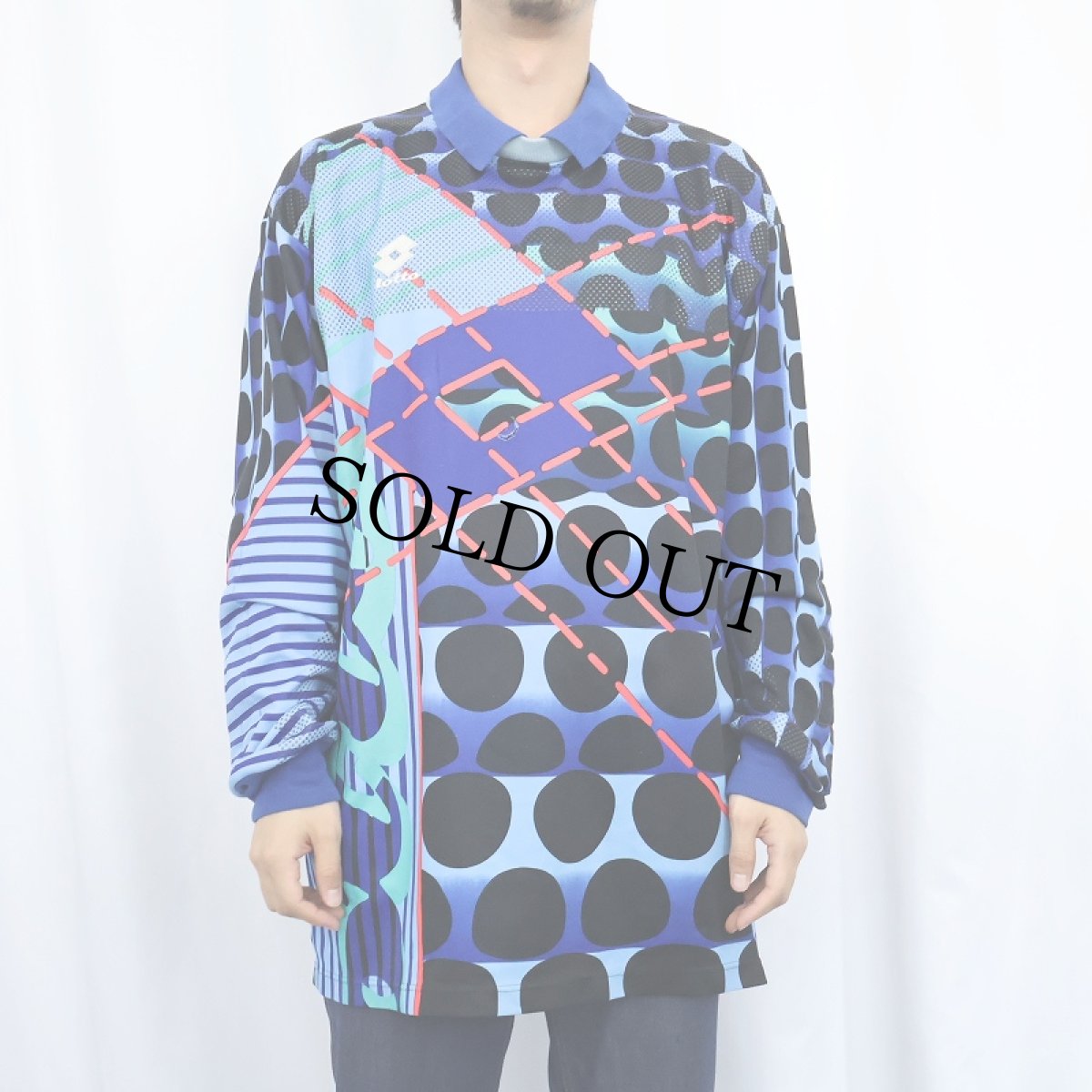 画像2: 90's Lotto ロゴ刺繍 キーパーシャツ (2)