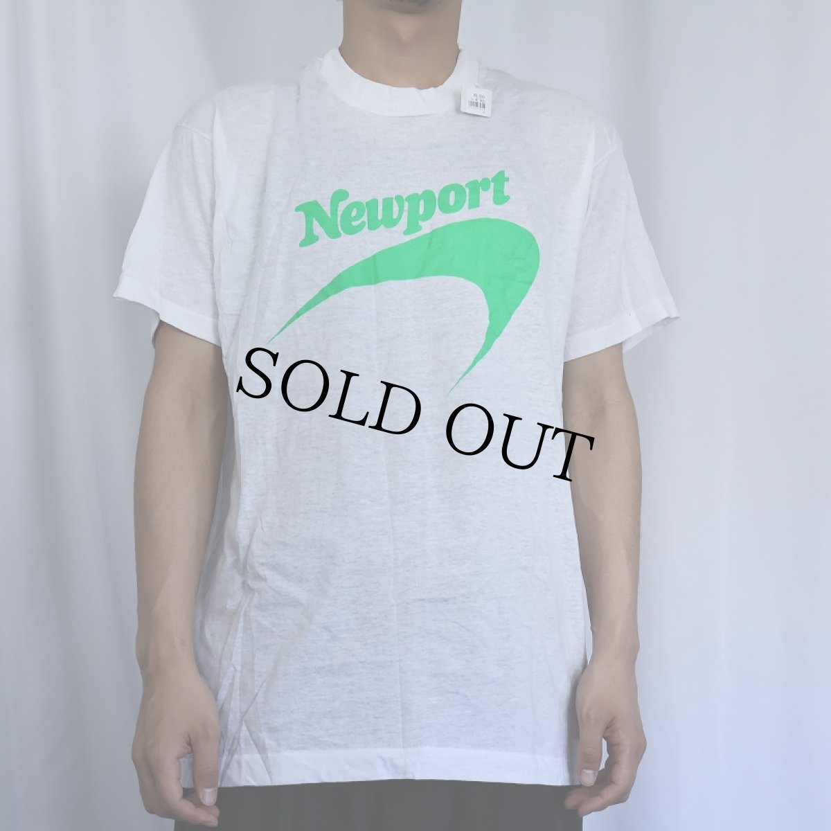 画像2: 80〜90's Newport USA製 ロゴプリントTシャツ L (2)
