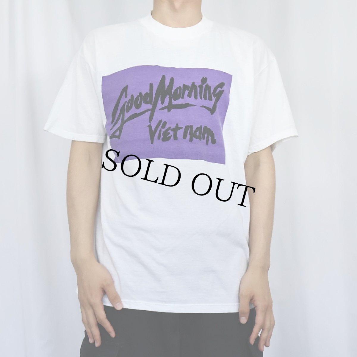 画像2: 80's Good Morning, Vietnam 映画プリントTシャツ XXL (2)