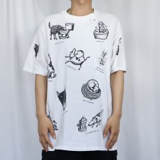 画像2: 90's Studio Roja USA製 犬プリントTシャツ L (2)