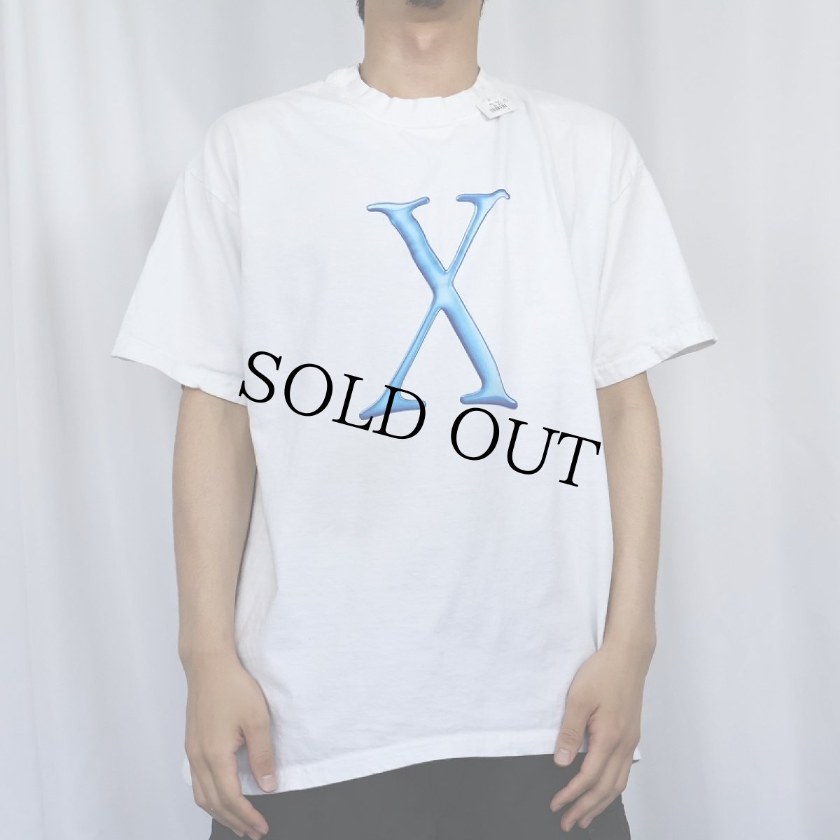 画像2: 2000's Apple "Mac OS X" プリントTシャツ L (2)