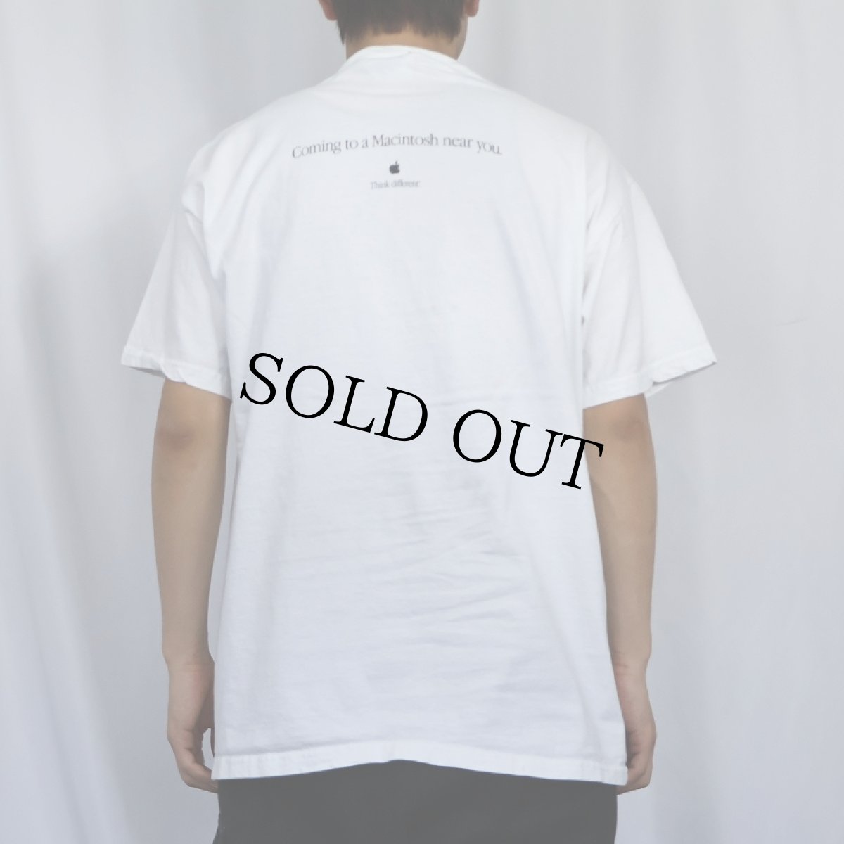 画像3: 2000's Apple "Mac OS X" プリントTシャツ L (3)