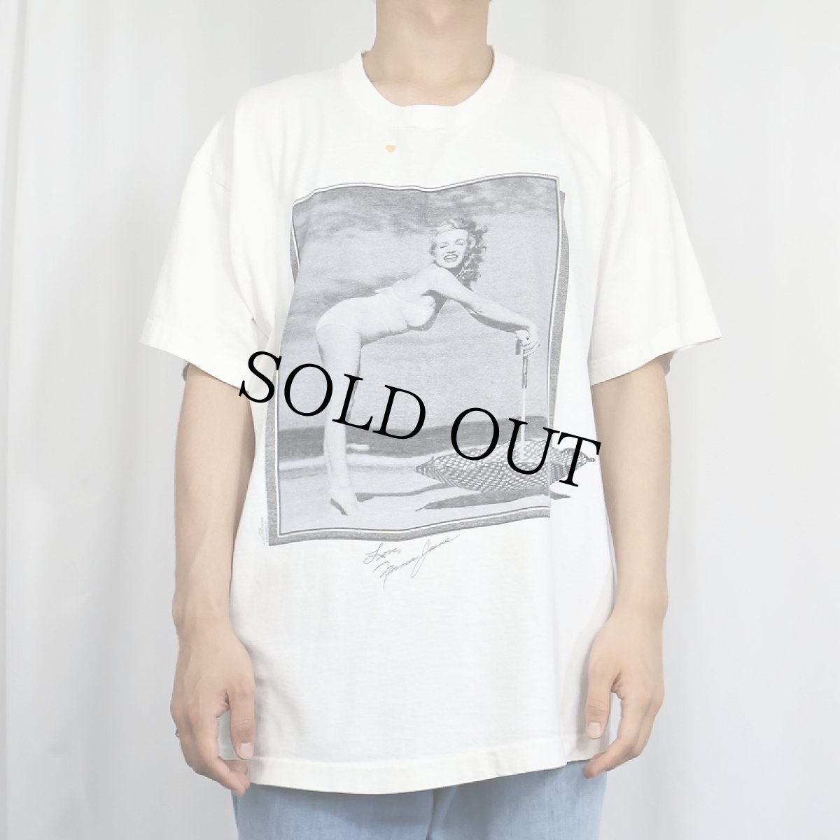 画像2: 90's THE NORMA JEANE USA製 "Marilyn Monroe" フォトプリントTシャツ ONESIZE (2)
