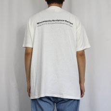 画像3: 80's Minneapolis Sculpture Garden 公園プリントTシャツ XL (3)
