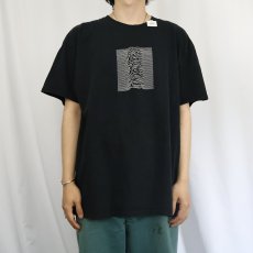 画像3: JOY DIVISION "Unknown Pleasures" ポストパンクバンドTシャツ BLACK XL (3)