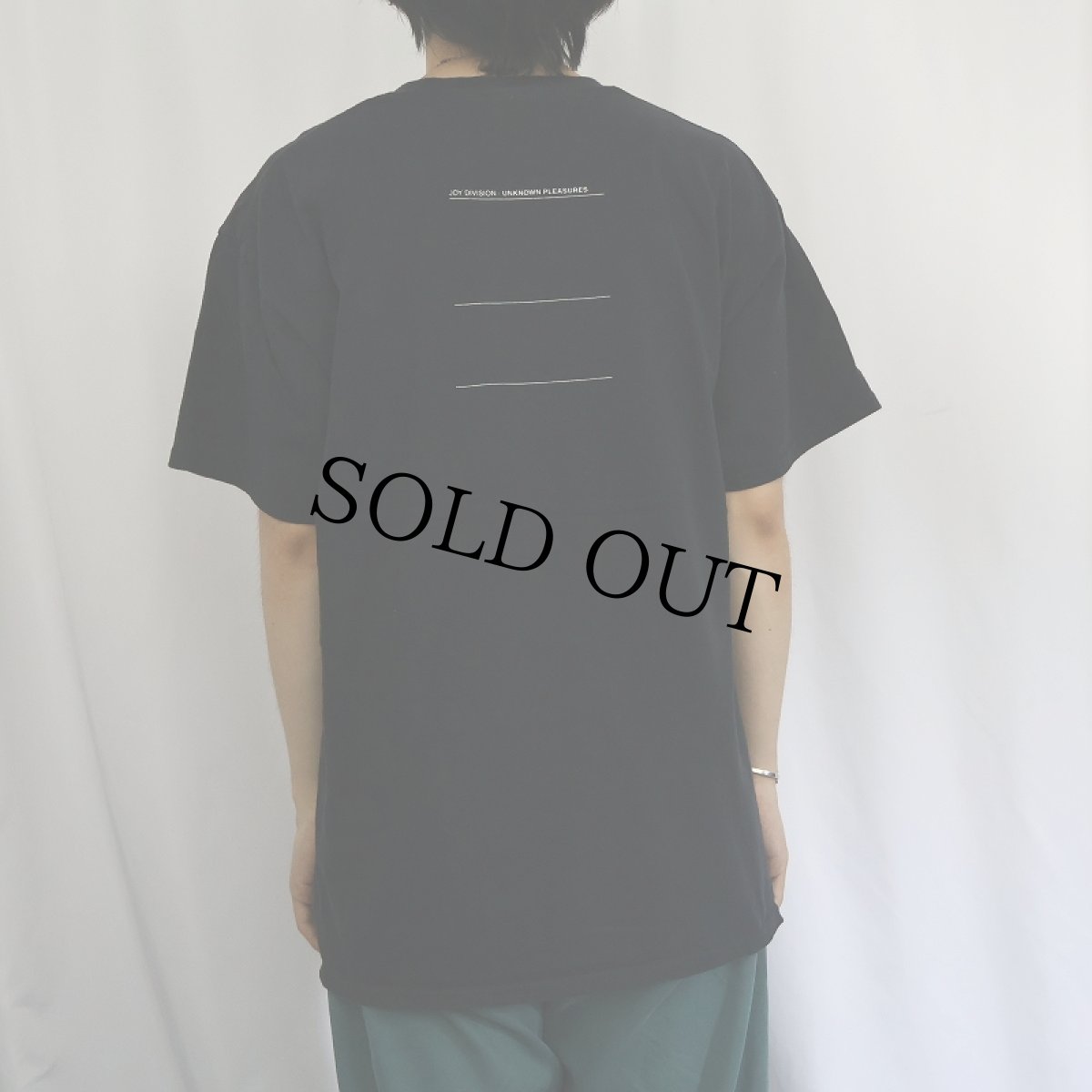 画像4: JOY DIVISION "Unknown Pleasures" ポストパンクバンドTシャツ BLACK XL (4)