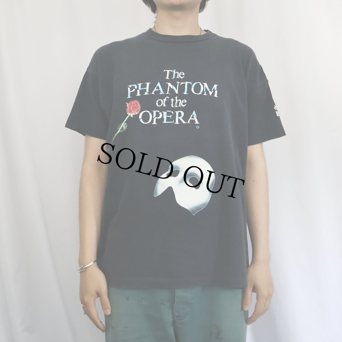 画像2: 90's The PHANTOM of the OPERA CANADA製 ミュージカルプリントTシャツ XL (2)