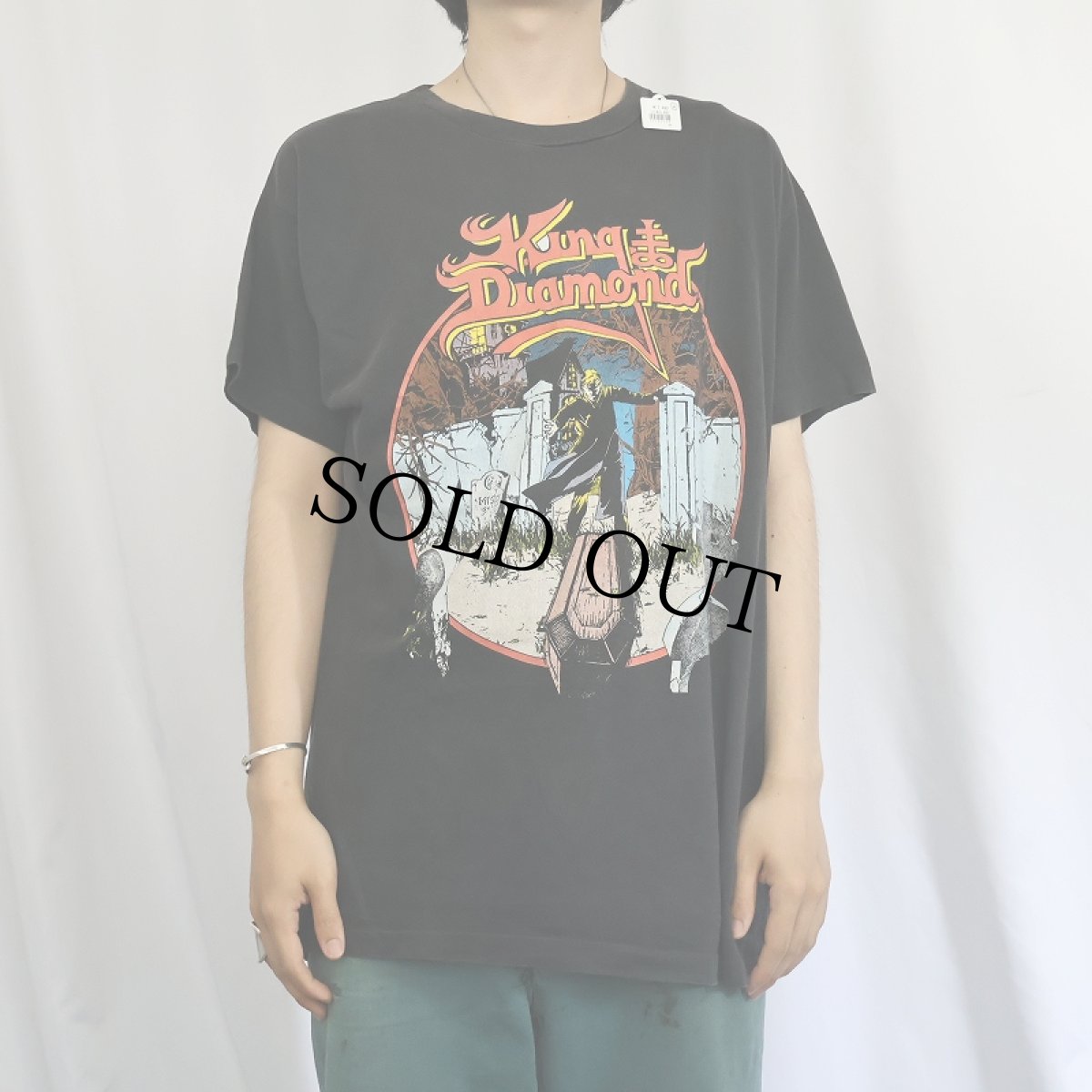 画像3: 1990 King Diamond ロックミュージシャンツアーTシャツ (3)