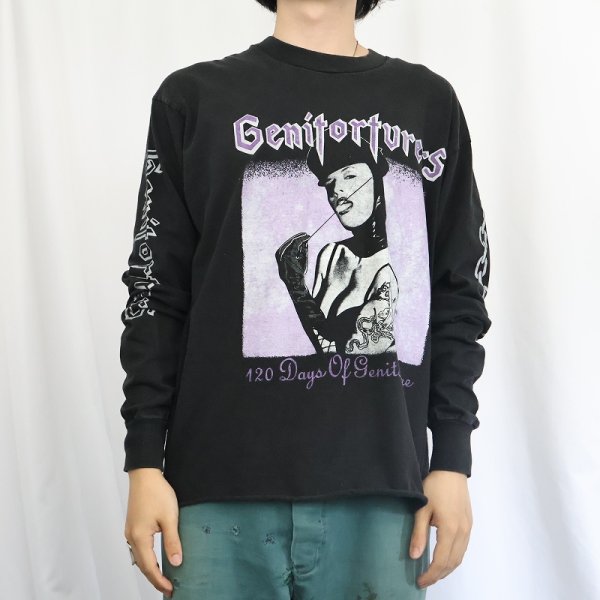 バンドTシャツ 90年代 90s アメリカ製 ハードコア 黒 ブラック 長袖