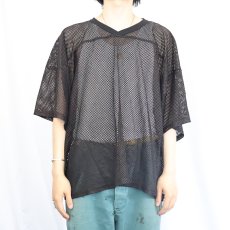 画像2: Wilson メッシュフットボールシャツ BLACK (2)