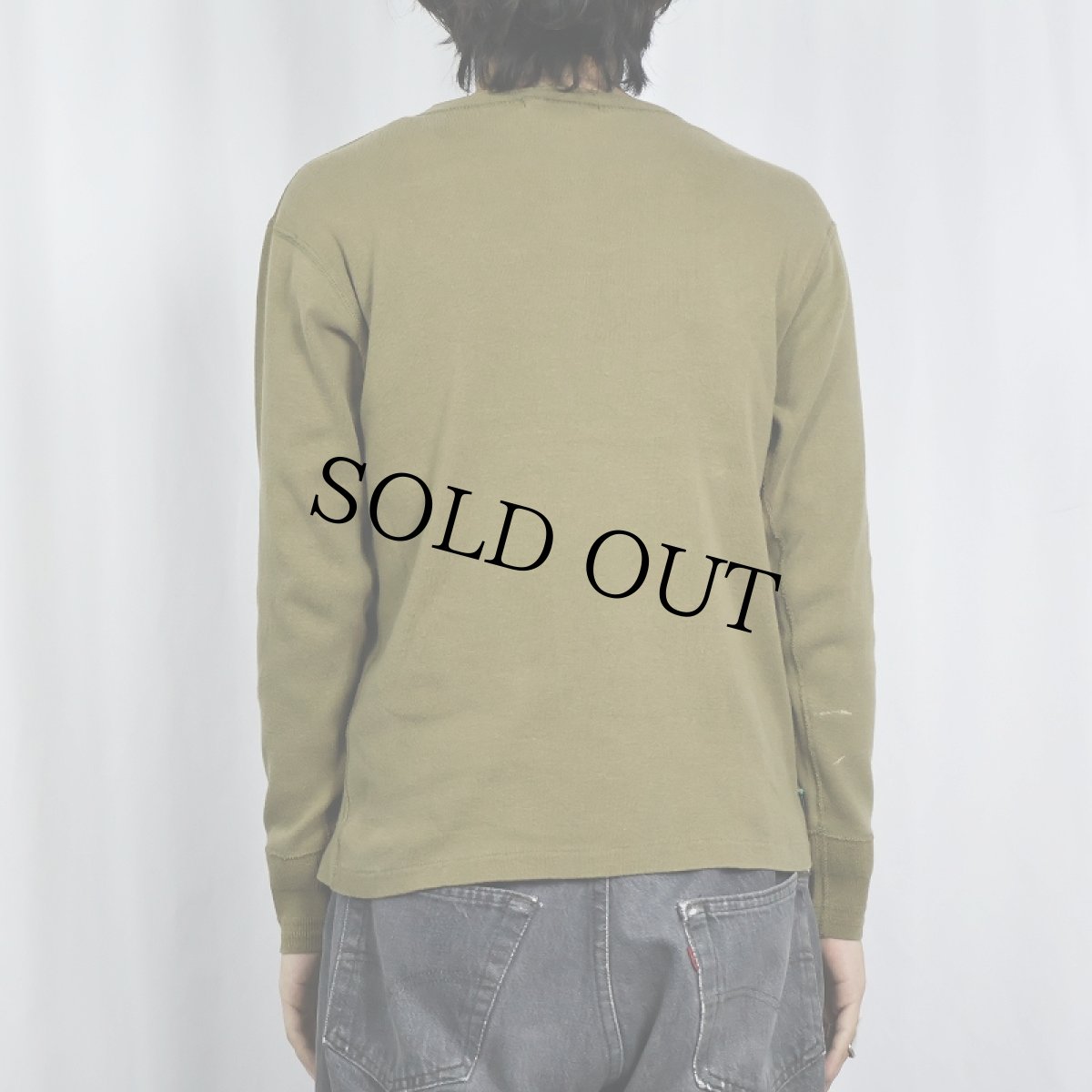 画像3: 90's POLO Ralph Lauren ヘンリーネックロンT L (3)