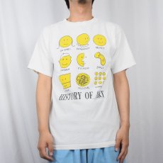 画像2: 90's HISTORY OF ART USA製 アートプリントTシャツ M (2)