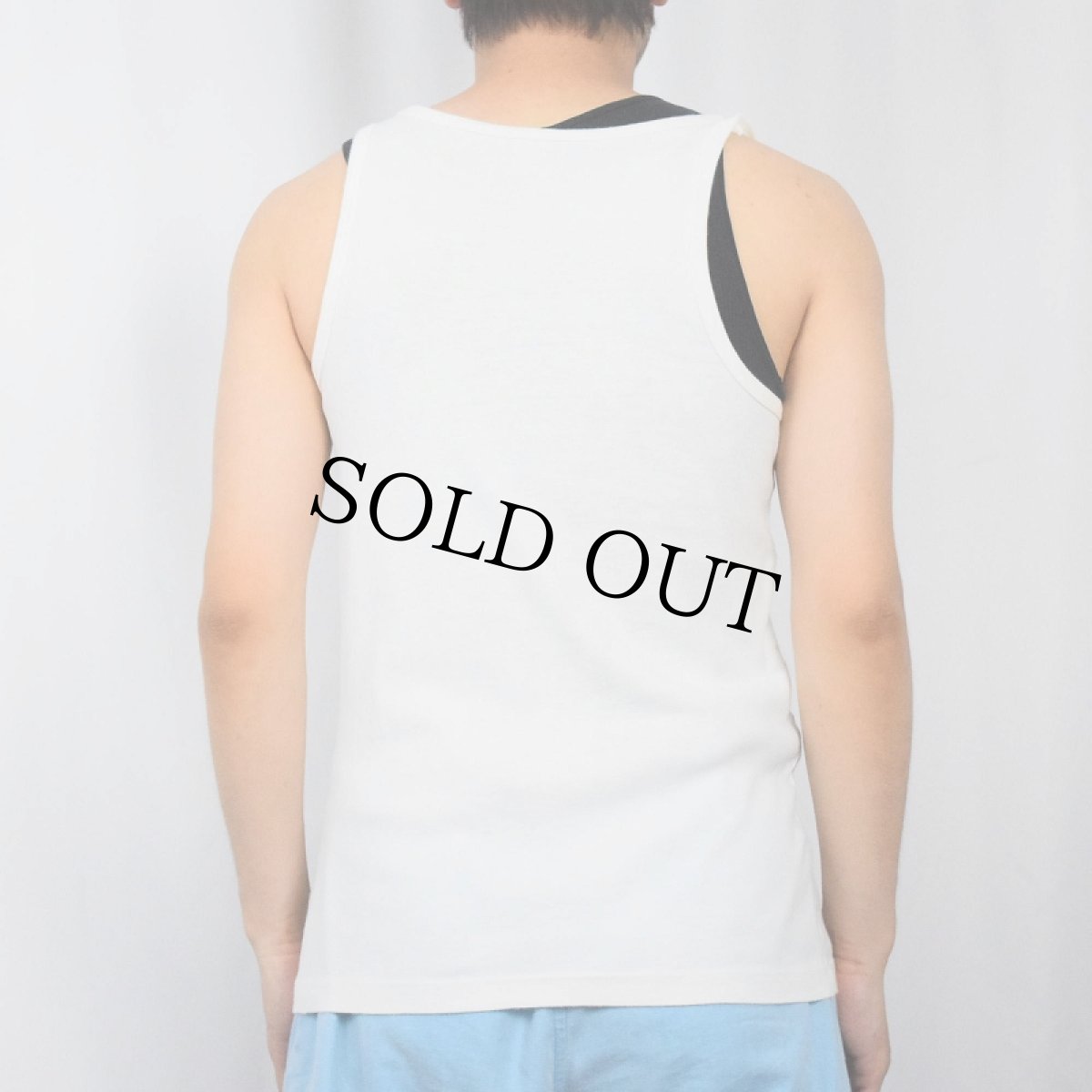 画像3: ~90's アンカー 染み込みプリント タンクトップ (3)