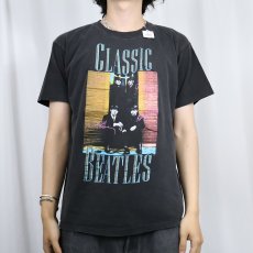 画像2: 80's THE BEATLES USA製 "CLASSIC BEATLES" ロックバンドプリントTシャツ BLACK L (2)