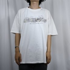 画像2: 2000's Co-edikit USA製 "Life's a beach and then you fry" イラストプリントTシャツ XL (2)