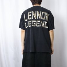 画像3: 90's JOHN LENNON ミュージシャンTシャツ BLACK (3)