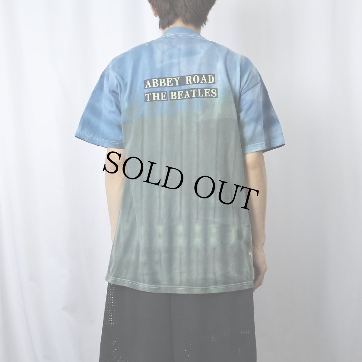 画像3: 1997 THE BEATLES "ABBEY ROAD" タイダイ ロックバンドアルバムTシャツ L  (3)
