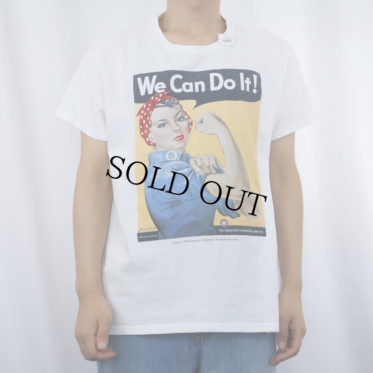 画像2: "We Can Do It!" 第二次世界大戦 ポスタープリントTシャツ (2)