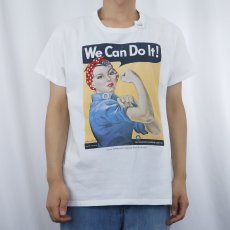 画像2: "We Can Do It!" 第二次世界大戦 ポスタープリントTシャツ (2)