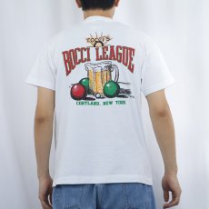 画像4: 90's BIRRA MORETTI USA製 イタリアンビールメーカープリントTシャツ L (4)