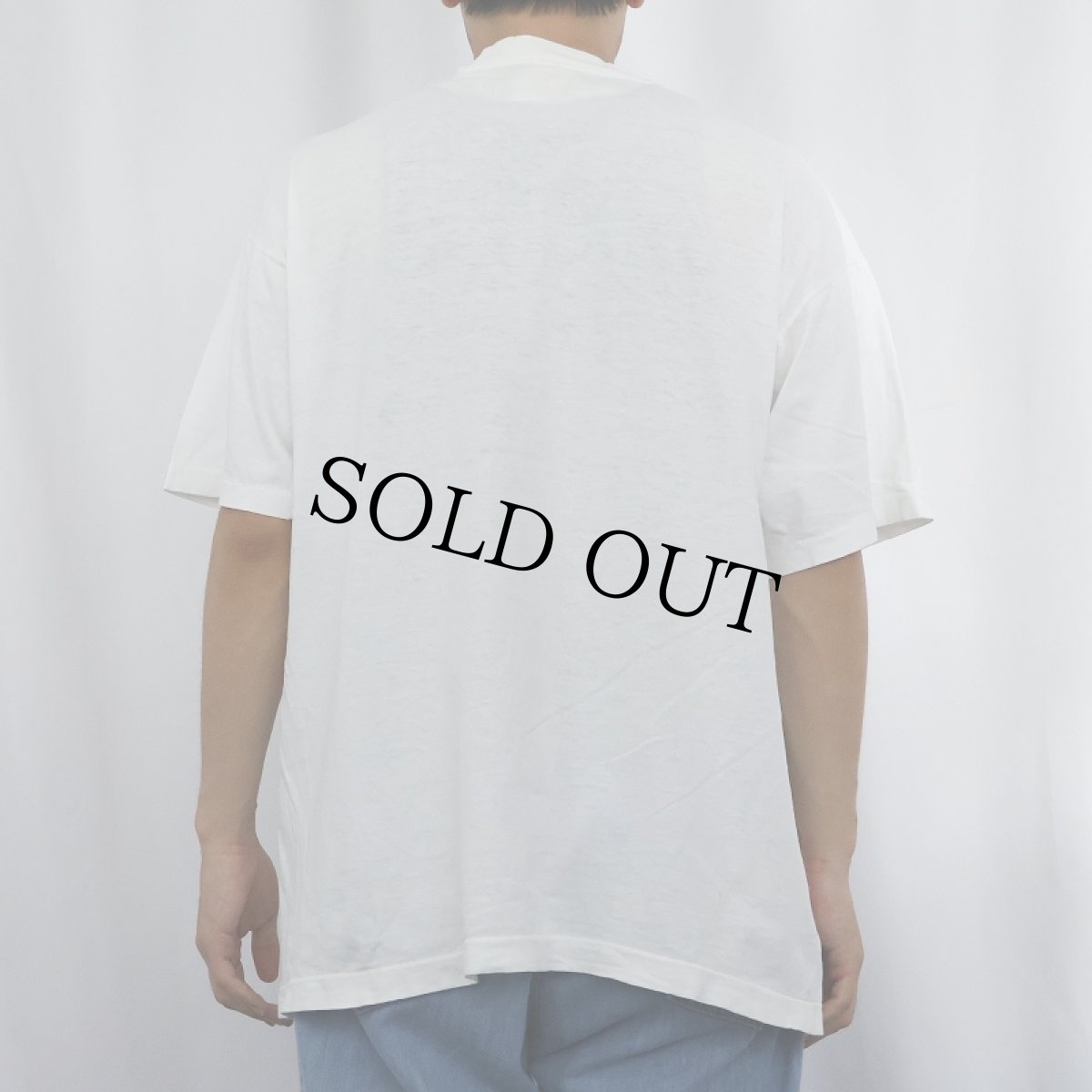 画像3: 80's CANADA製 Mother Goose & Grimm "SAFE SEX" コミック キャラクタープリント エロTシャツ XL (3)