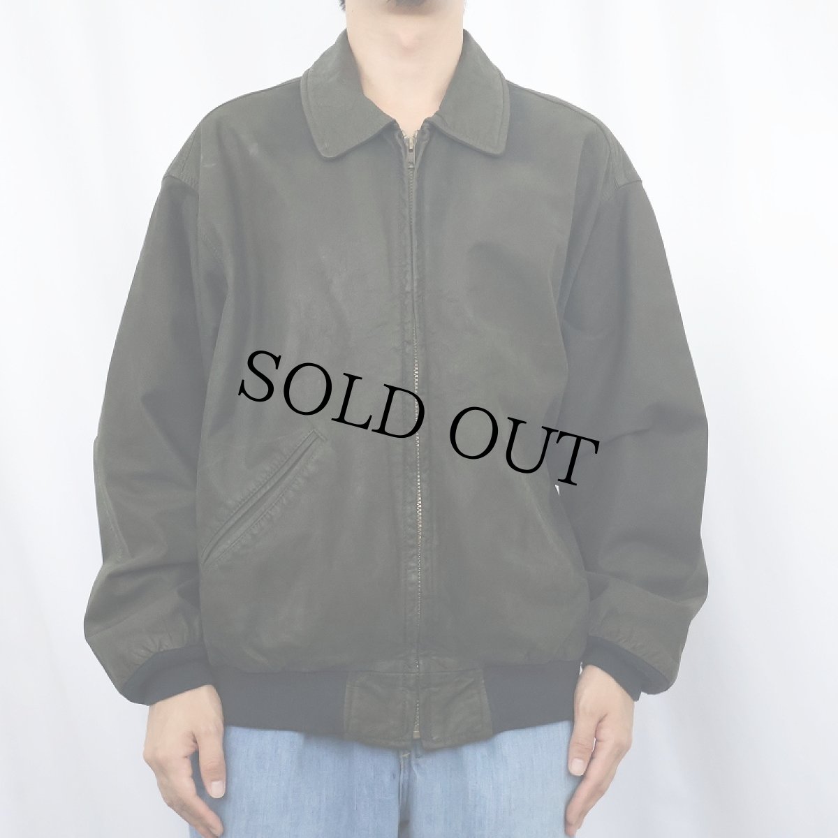 画像2: 90's L.L.Bean レザージャケット (2)