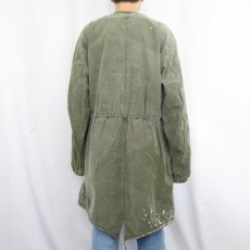 画像3: 60's U.S.ARMY ペンキペイント ガスプロテクティブコート SMALL (3)