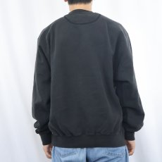 画像3: 90's RUSSELL ATHLETIC USA製 HIGH COTTON "THE ROCK" 前V プリントスウェット BLACK M (3)