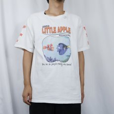 画像2: 2003 Finding Nemo"LITTLE APPLE" キャラクタープリントTシャツ L (2)