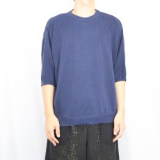 画像2: 80's PENDLETON USA製 無地半袖ニット 3X (2)