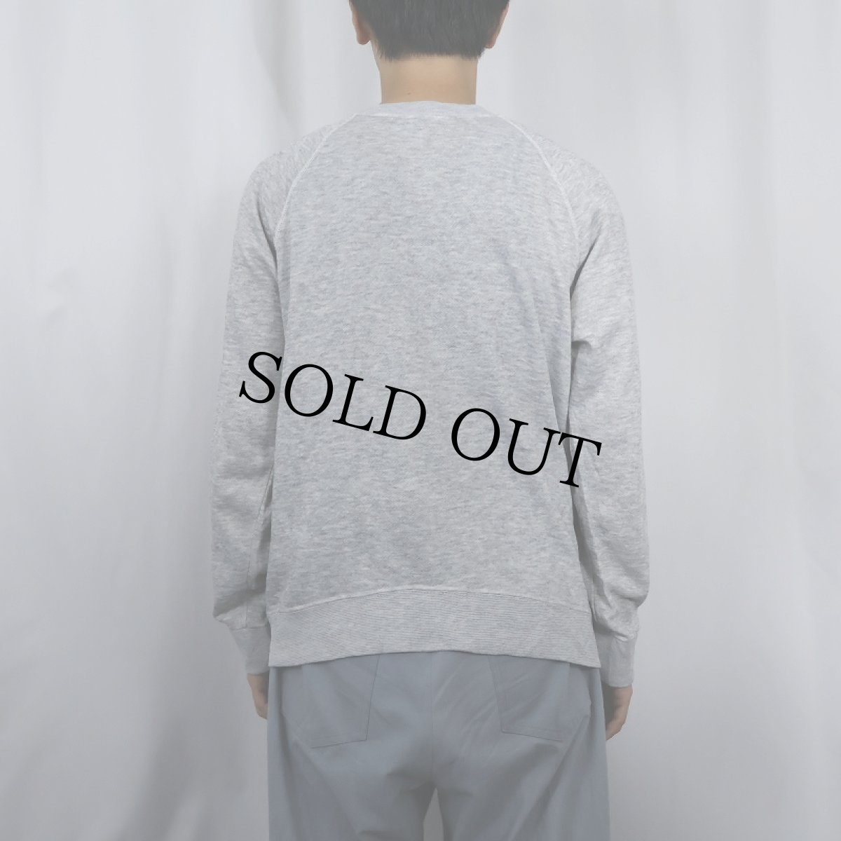 画像3: 80's Disney MICKEY MOUSE 白靴ミッキー キャラクタープリントラグランスウェット (3)