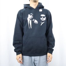 画像2: THE BLUES BROTHERS ブルースバンド プリントスウェットフーディー BLACK Ｍ (2)