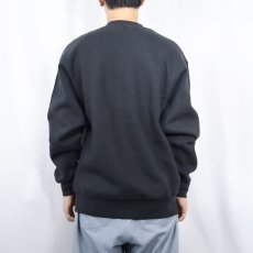 画像3: 90's USA製 "SRDS" 企業プリントスウェット BLACK L (3)