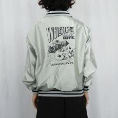 画像4: 80's DeLONG USA製 "Wheel of Time" プリント ナイロンスタジャン L (4)