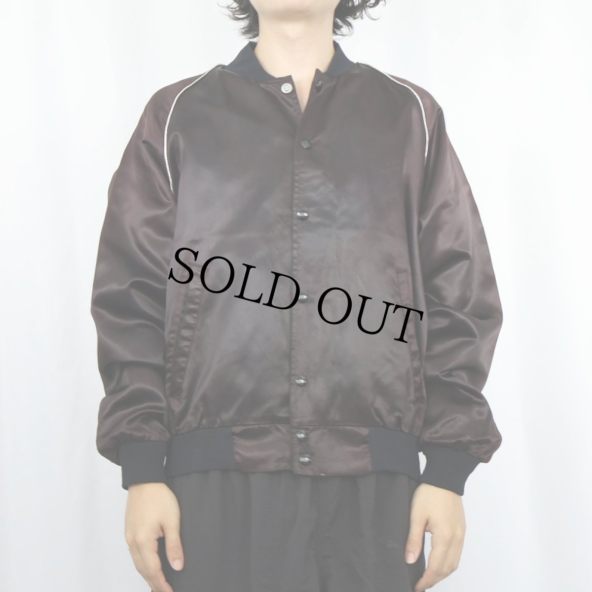 画像3: 80's Jacksons USA製 "WORLD TOUR ’84" 音楽グループツアー サテンスカジャン (3)