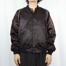 画像3: 80's Jacksons USA製 "WORLD TOUR ’84" 音楽グループツアー サテンスカジャン  (3)