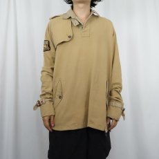 画像2: 90's Polo Ralph Lauren ワッペン付き ハンティングラガーシャツ L (2)