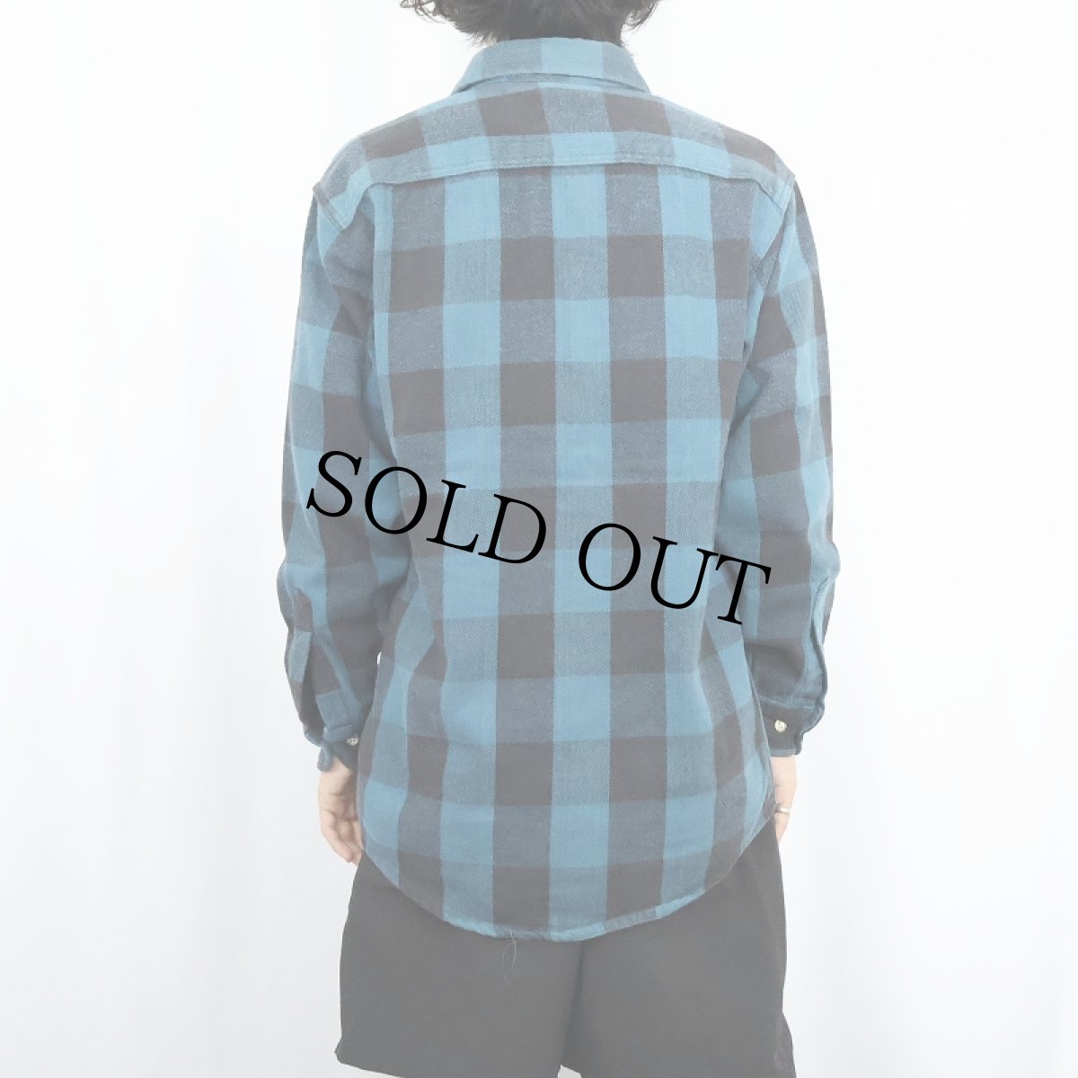 画像3: 90's OZARK TRAIL バッファローチェック柄 ヘビーネルシャツ (3)