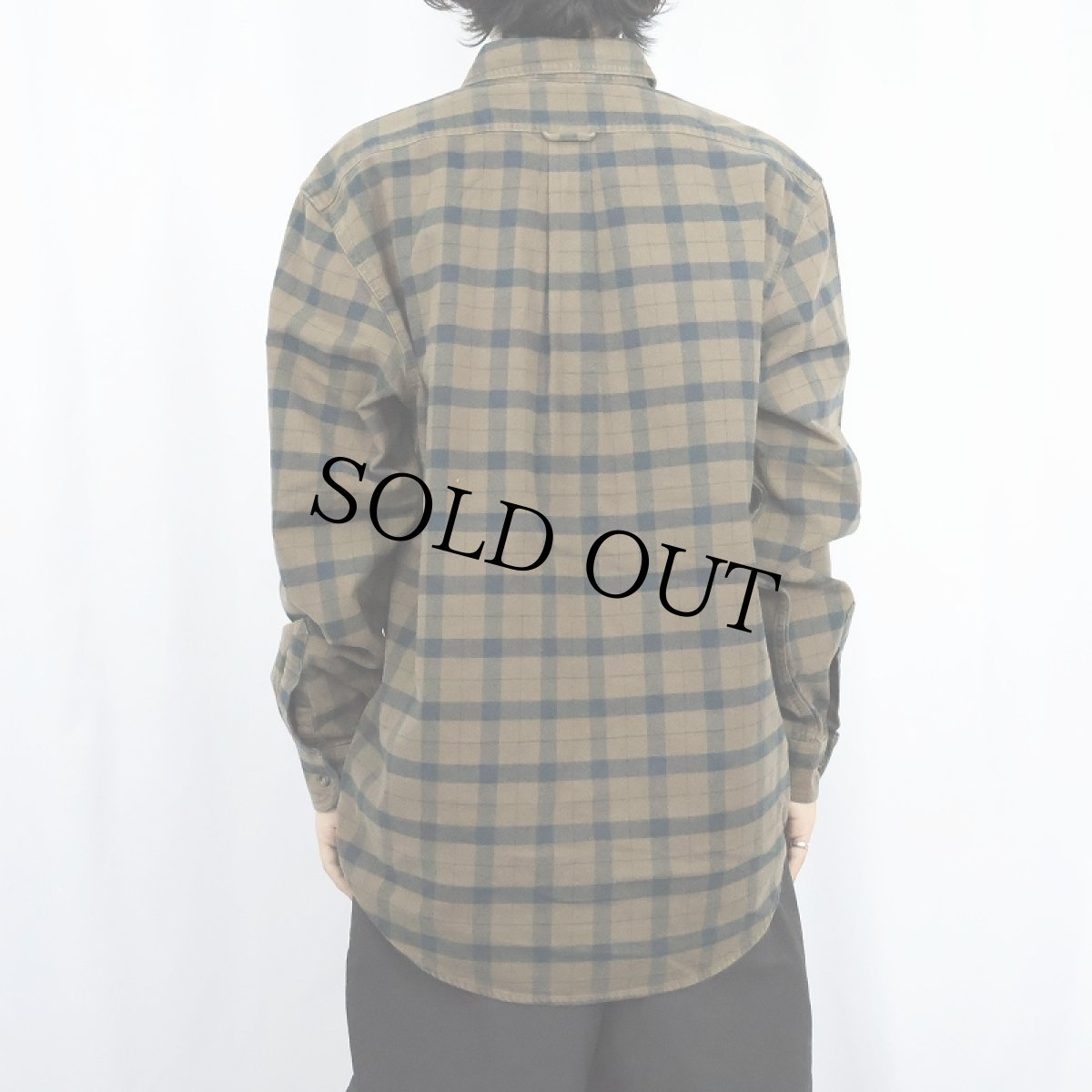 画像3: FILSON チェック柄 ヘビーネルシャツ M (3)