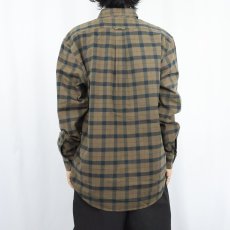 画像3: FILSON チェック柄 ヘビーネルシャツ M (3)