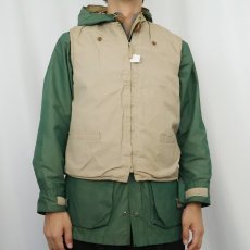 画像2: 60's J.C.CORDING & CO ボアライナー コットンベスト (2)