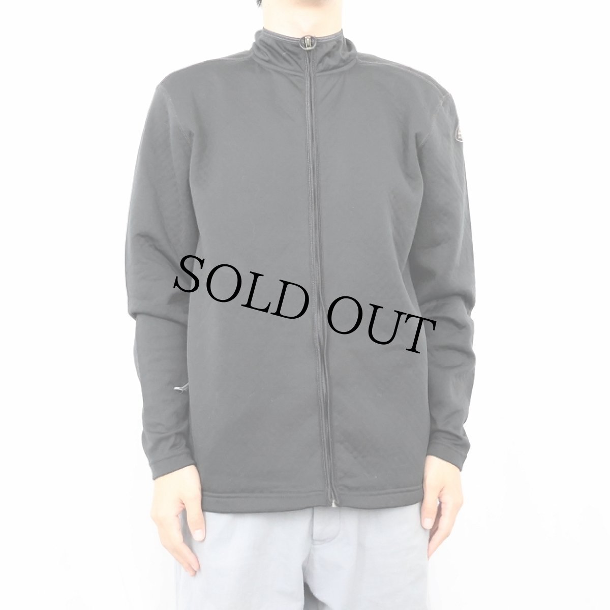 画像2: NIKE ACG "sphere" ロゴ刺繍 ポリエステル×ポリウレタンジップジャケット BLACK M (2)