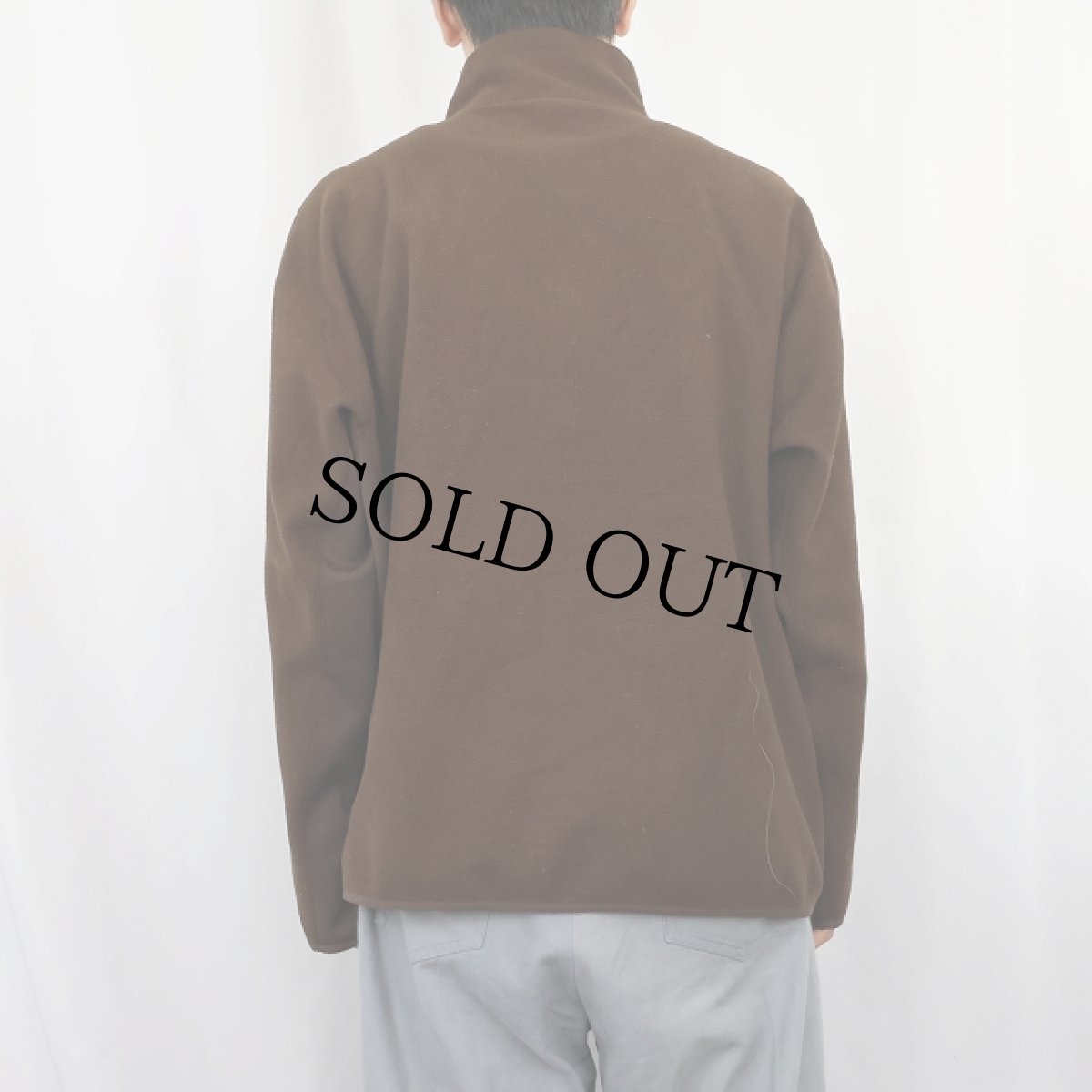 画像3: NIKE ACG "FIT THERMA" ロゴ刺繍 ハーフジップ フリースプルオーバージャケット L (3)