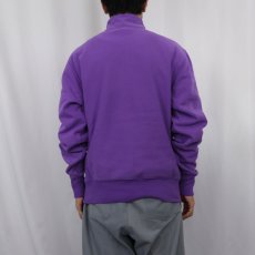 画像3: Champion REVERSE WEAVE 目無し ハーフスナップスウェット M (3)