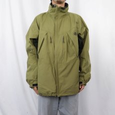 画像2: 2000's NIKE ACG "OUTER LAYER 3" ロゴ刺繡 ナイロンジップジャケット XL (2)