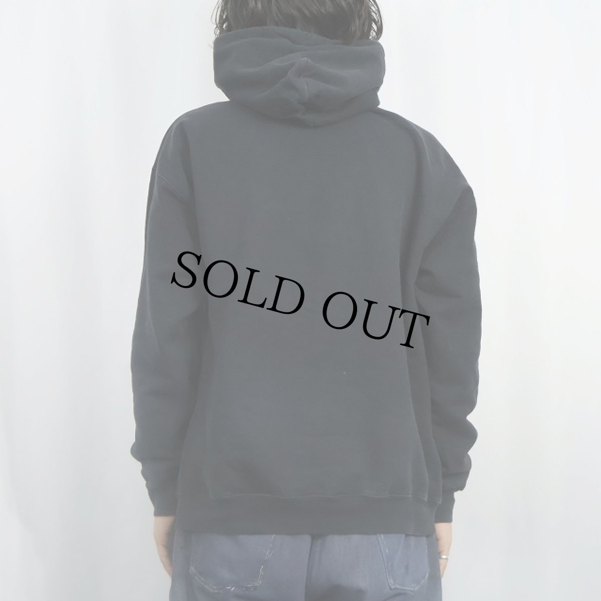 画像3: THRASHER ロゴプリントスウェットフーディー BLACK M (3)