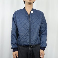 画像2: 60〜70's Styled by American キルティングライナージャケット NAVY SIZE42 (2)