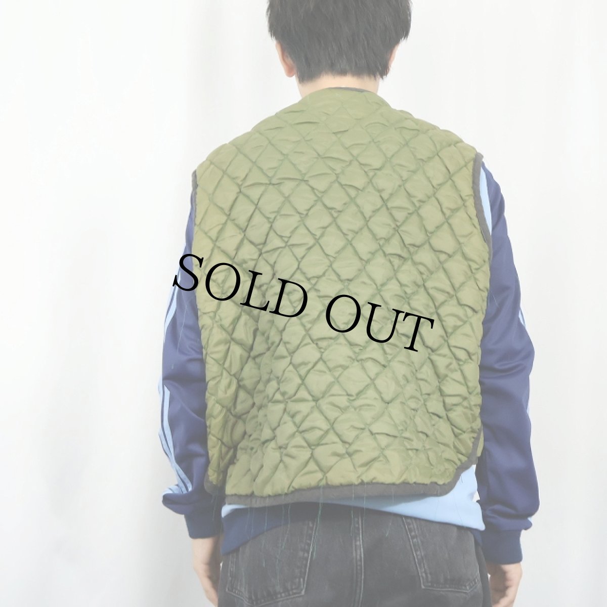 画像3: 60's〜 裏サーマル 中綿入り キルティングベスト (3)