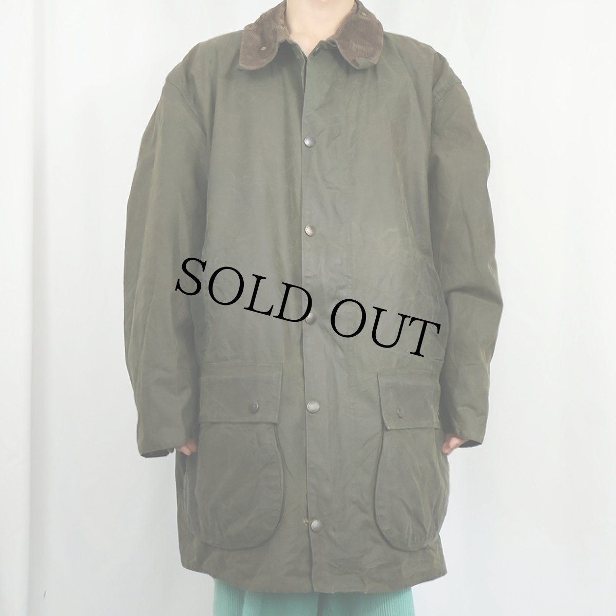 画像2: 90's Barbour ENGLAND製 "NORTHUMBRIA" オイルドジャケット 3ワラント (2)